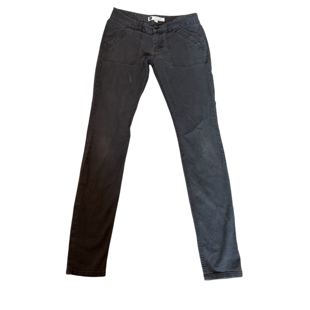 MEC Black Faded Utility Pants Size 4 Straight Leg Workwear Cargo Style